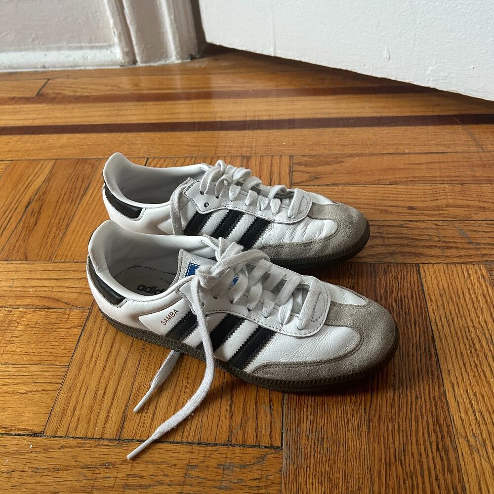 Adidas Samba OG Shoes Black/White -- Size 4.5M/6W